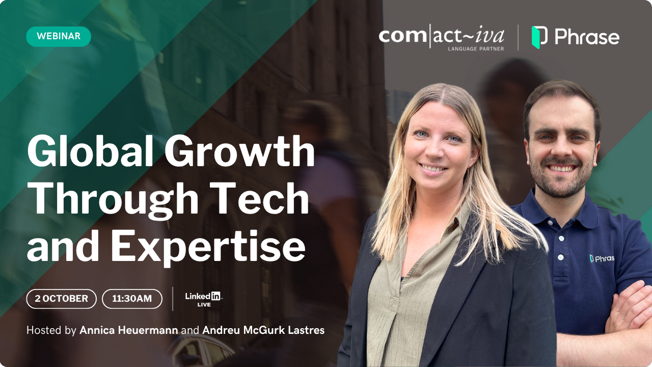 Global Growth Through Language Technology and Strategic Expertise | Webinar